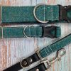 Fresh Ocean Tweed Dog Collar & Lead